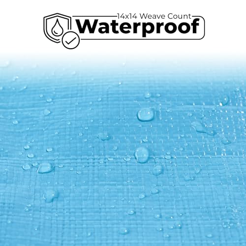 Tarps Heavy Duty Waterproof 20x40 ft, 12 mil Thick Tarp Cover - Image 7