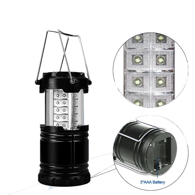 LED Camping Lanterns, 2 Pack, Portable & Collapsible - Image 3