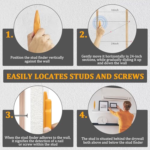 2 PCS Magnetic Stud Finder, wall stud finder - Image 5