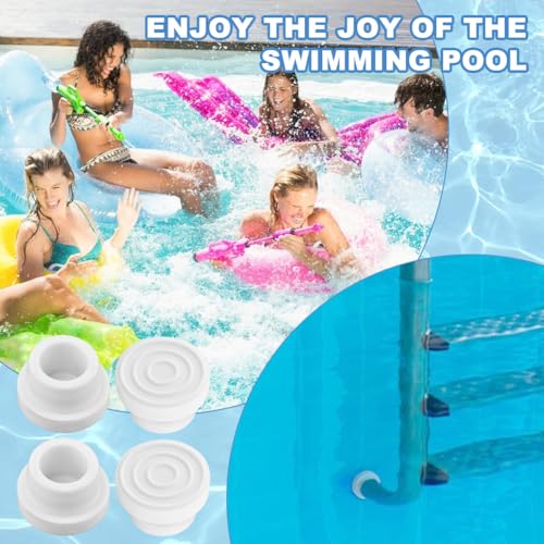 4Pcs Pool Ladder Bumpers, 1.9" Rubber Feet for Inground Swimming - Image 7