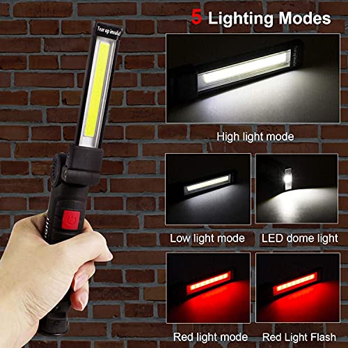 Rechargeable LED Work Light/Flashlight for Mechanic(4 Pack) - Image 6