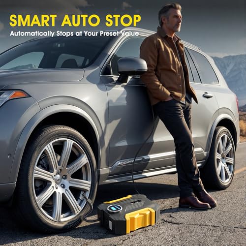 Digital Air Compressor for Car Auto Pump Portable Tire - Image 5