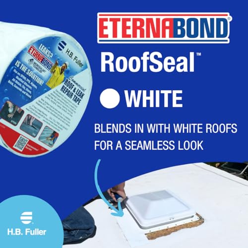 EternaBond RoofSeal White 4" x25' MicroSealant UV Stable | Home Repair - Image 7