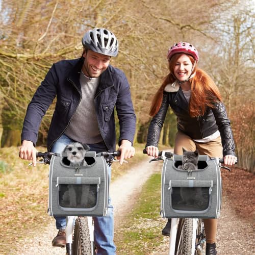 Dog Bike Basket, Expandable Soft-Sided Pet Carrier | Pet Essentials - Image 6