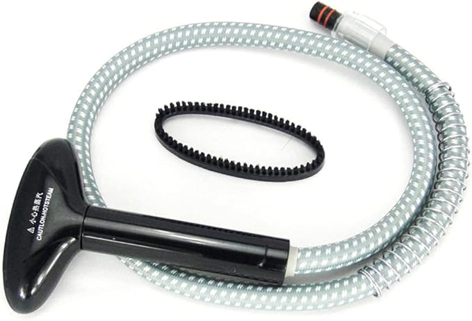 PVC Garment Steamer Guide Hose with Brush Spray Steam Pipe for Garment Steamer Replacement Parts