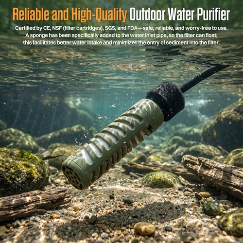 ITEHIL Portable Electric Water Filter, 0.01 Micron Camping - Image 6