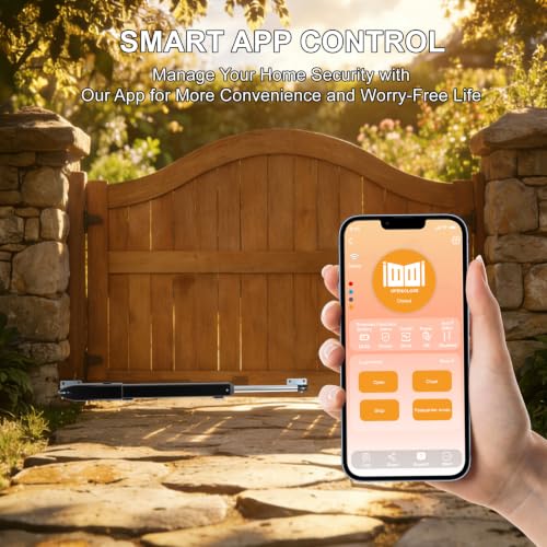 C025 Smart Automatic Gate Opener Kit, App Compatible Single Swing - Image 3