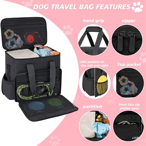 5 Set Dog Travel Bag for Supplies, Dog Lovers - Image 7