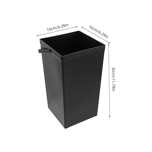 GLEAVI Square Utility Bucket with Handle Heavy Duty Trash Can Inner Bucket for Kitchen Bathroom Garden and Hotel Use Versatile for Indoor and Outdoor Applications