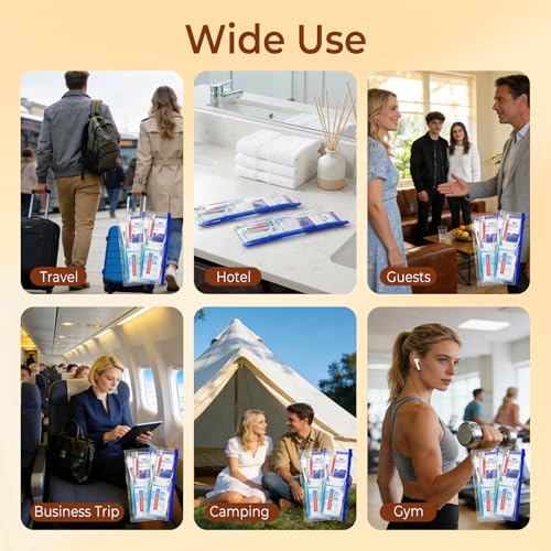 30 Set Personal Hygiene Kit Bulk,Blue 12-IN-1 Individually - Image 6