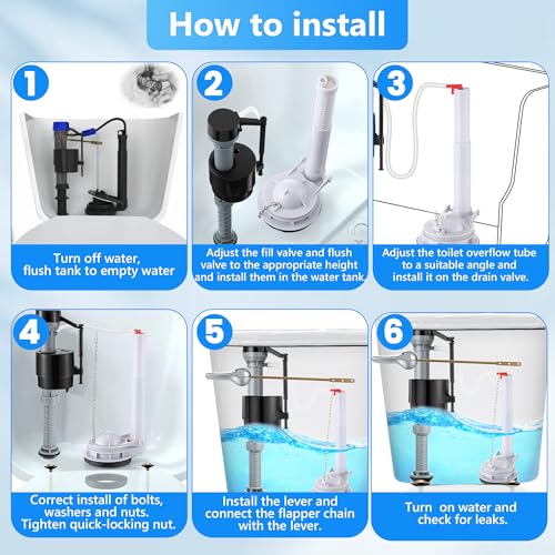 3 Inch Toilet Flusher Replacement Kit, Include 3 Inch - Image 7