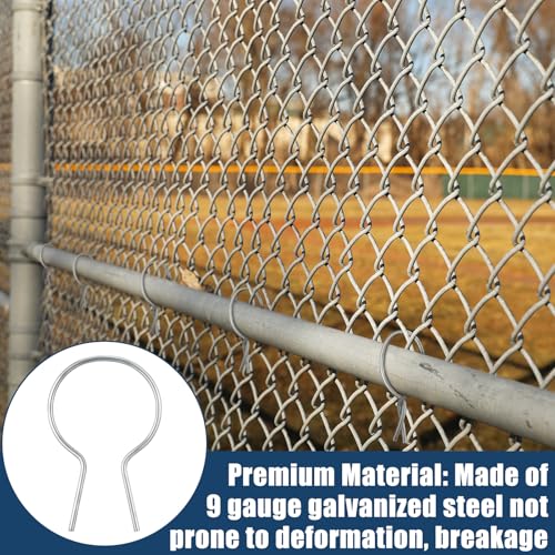 Hicarer 200 Pcs Chain Link Fence Ties EZ Twist 9 Gauge, 1-7/8" Od - Image 6