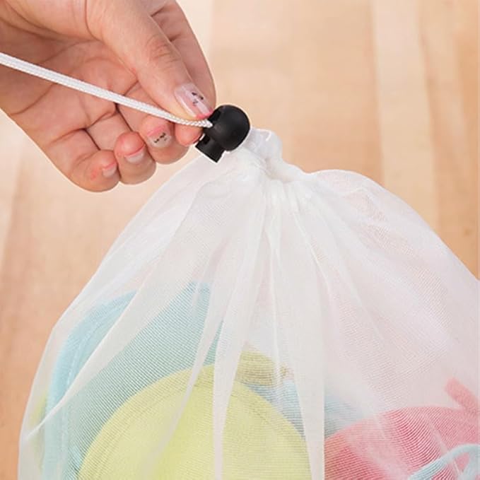 Laundry Zipper Mesh Bags Set for Washing Machine Delicate Lingerie and Underwear Protection Net Foldable Large 17.7 Inch Thickened Fine Mesh Clothes Washer Bag