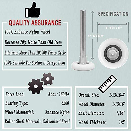 Surpass Garage Door Roller/Hinge/Top Bracket/Wire Rope - Image 6