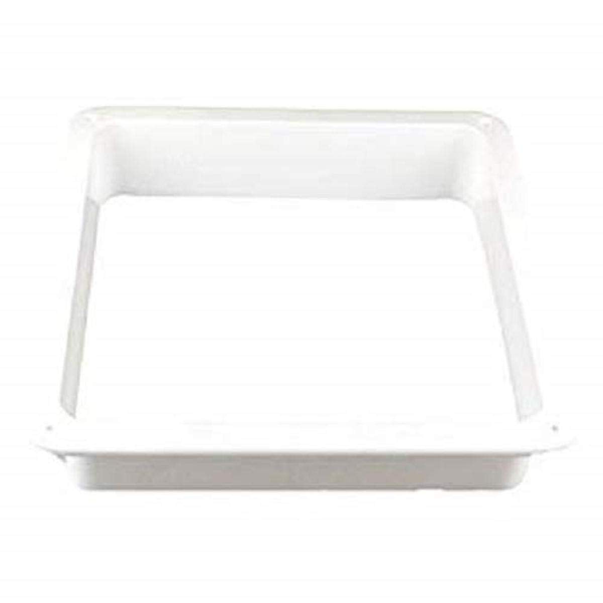 HENG'S INDUSTRIES JRP1122B White Jensen Vent Garnish - Image 1