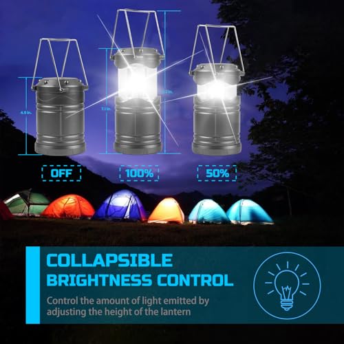 Lichamp 8 Pack LED Lantern Camping Light - Image 5