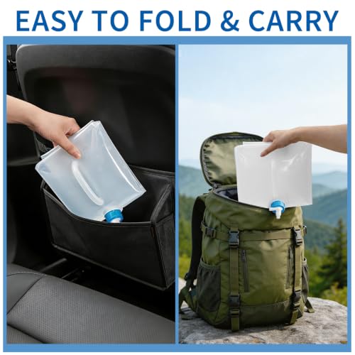 2 Pack 5.3 Gallon Collapsible Container with Spigot - Image 7