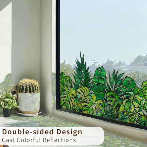Original Hand Drawn Window Cling Film Stained Glass Border - Image 5