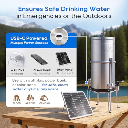 LCF UV-C Gravity Water Filter System, NSF/ANSI 42 Certified - Image 6