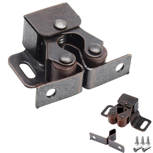 6 Pack Cabinet Latch - Double Roller Catch Hardware - Image 1