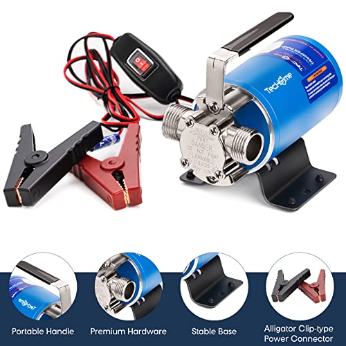 TecHome 12V Water Transfer Pump Water Pump Portable - Image 4
