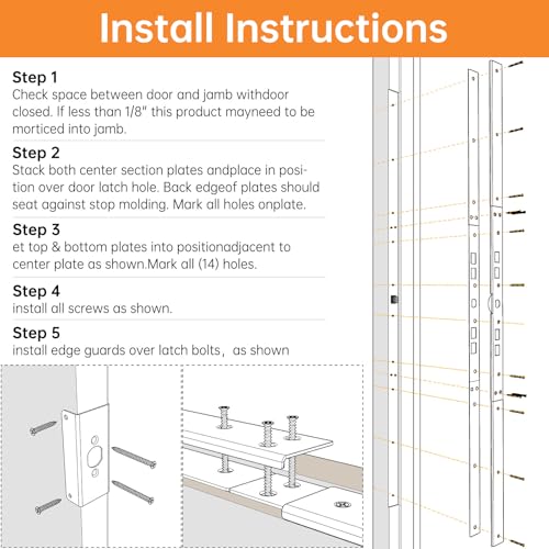 59-1/2 in Jamb Repair and Reinforcement Kit,Door | Home Repair - Image 4