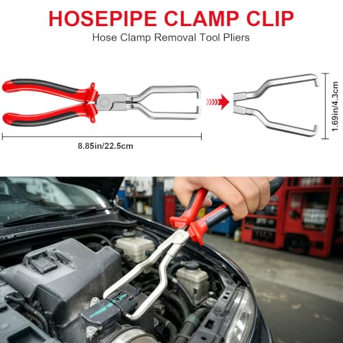 Upgrade 4PCS Hose Clamp Kit for Water Hose and Coolant | Hand Tools - Image 3