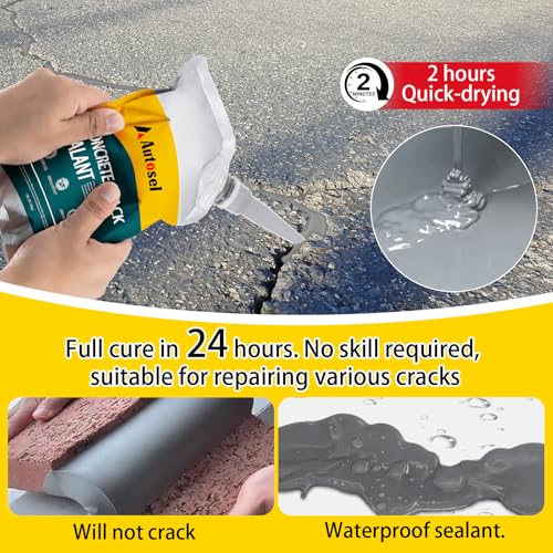 Concrete Crack Filler, Self-Leveling Waterproof Cement | Home Repair - Image 5