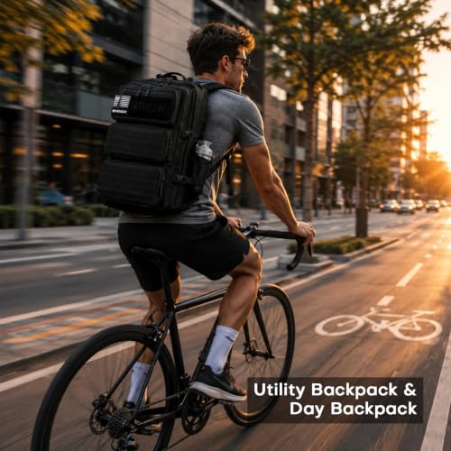 Tactical Military Backpack for Men and Women 55L Large Hiking Bag - Image 6