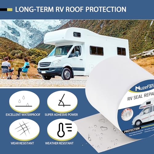 RV Roof Tape 6 Inch X 50 Feet 1Pack, UV & Weatherproof | Home Repair - Image 5