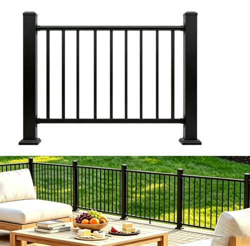 4 Ft Deck Railing Kit for Deck, Porch, Patio, Balcony - Image 2
