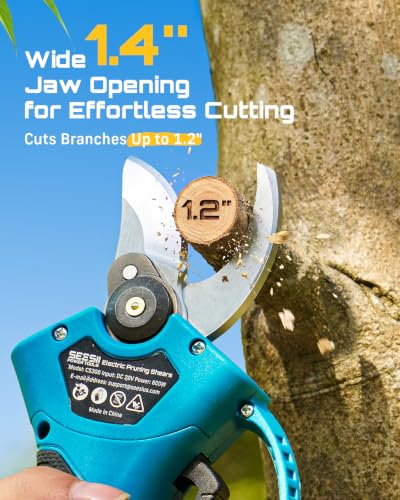 SEESII 2-in-1 Mini Chainsaw & Pruning Shears, 20V Brushless Motor - Image 5