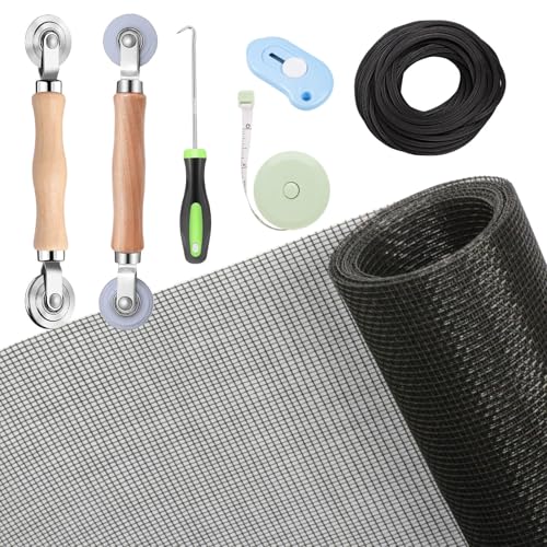 Windows Screen and Screen Door Repair Kit, 48"x118" | Home Repair - Image 2