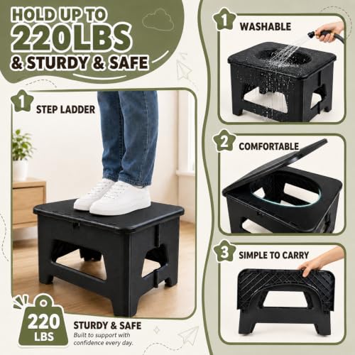 Folding Portable Toilet for Camping, Travel Potty for Teenages - Image 6
