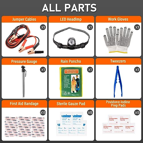 Emergency Car Tool Kit Roadside Assistance Tool Kit | Phone & Computer - Image 3