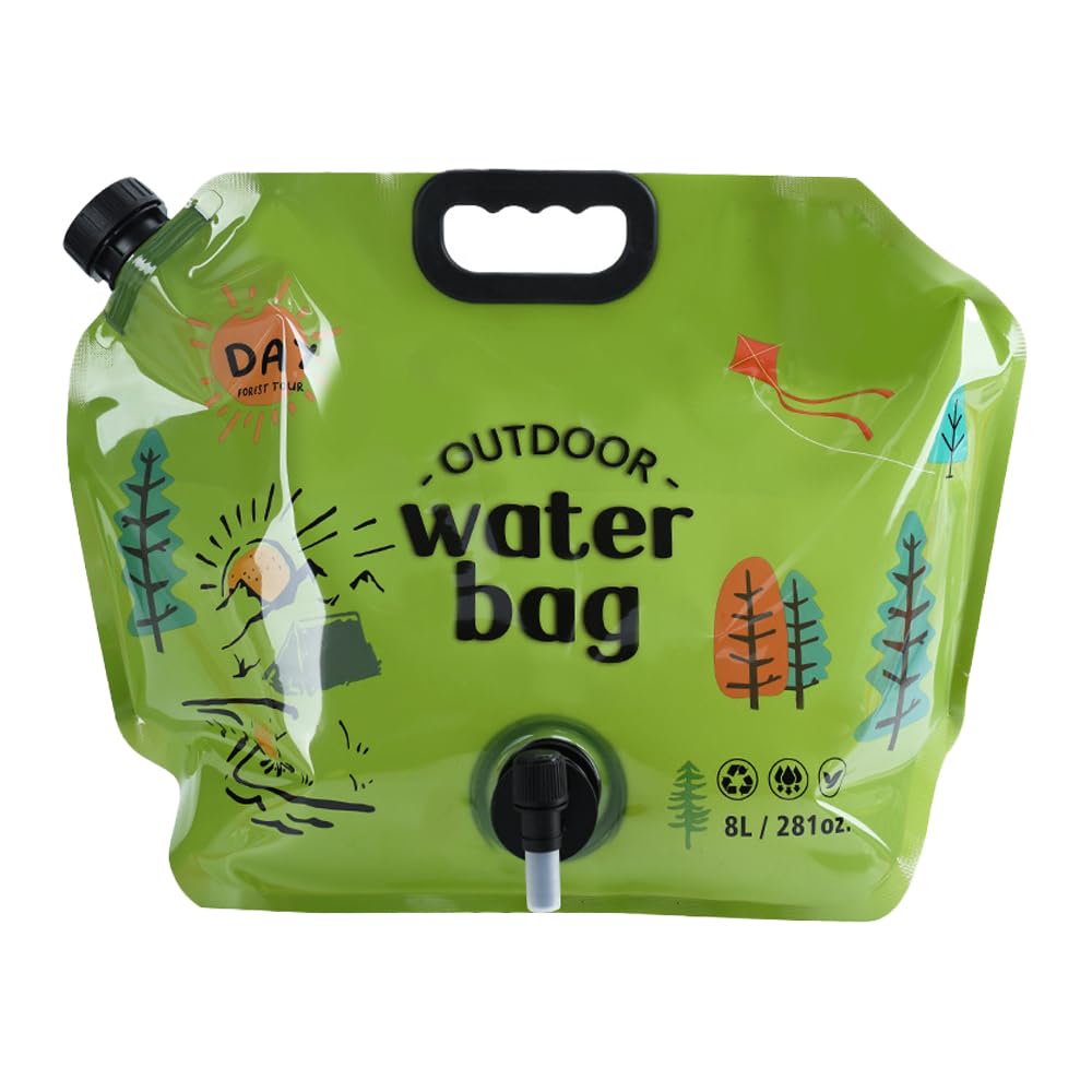 Collapsible Water Storage Bag - 8L Leakproof Portable - Image 1