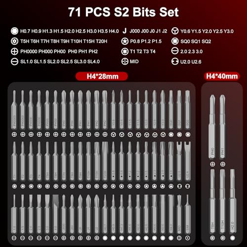 75 IN 1 Mini Electric Screwdriver Set, Power Screwdriver - Image 4