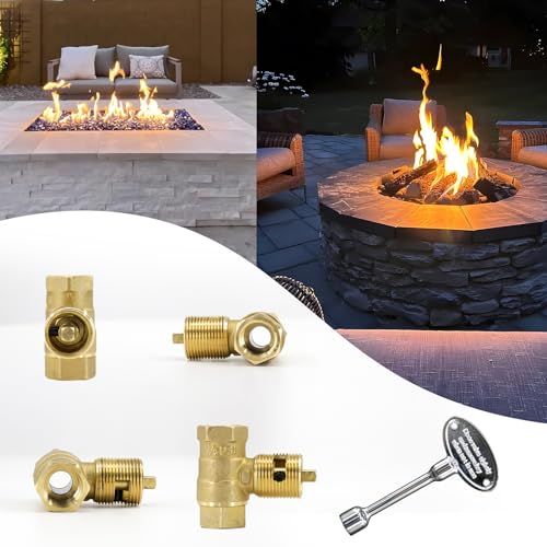 Himaweek 1/2 Inch Straight Gas Key Valve Kit for Fire Pit - Image 6