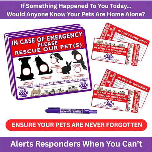 Pet Emergency Alert Kit for All Pets – Home Alone Rescue - Image 3