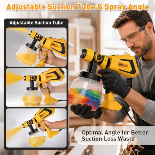 Electric Paint Sprayer for House & Furniture, 1000W HVLP | Home Repair - Image 7
