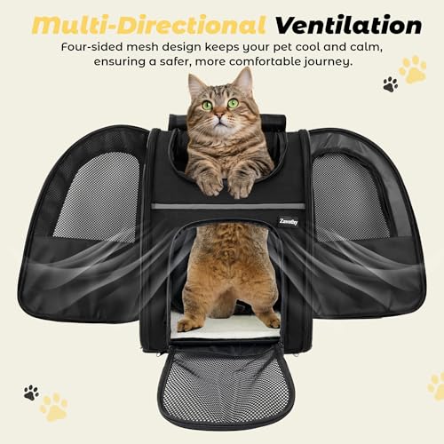 Cat Backpack Carrier – Expandable Airline Approved Pet - Image 6