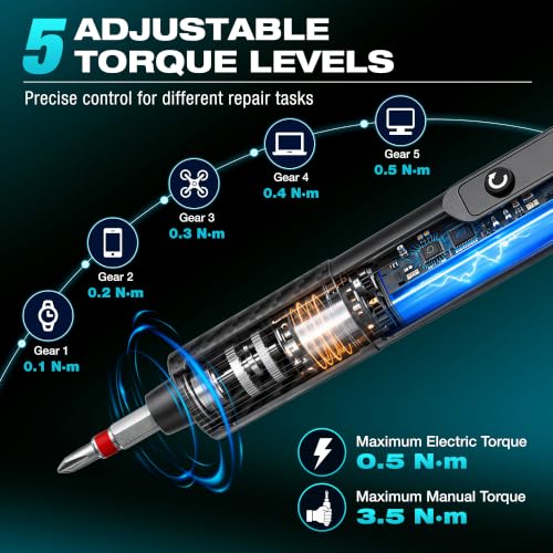 DURATECH 71-In-1 Mini Electric Screwdriver Set | Home Repair - Image 4