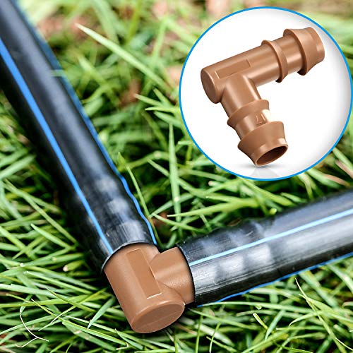 Boao 28 Pcs 1/2 Inch Drip Irrigation Fitting Barbed Connectors - Image 5