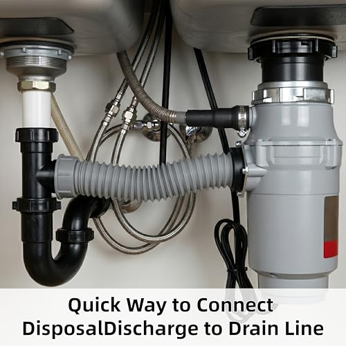 Flexible Garbage Disposal Drain Tube Kit, 1-1/2-Inch Corrugated - Image 8