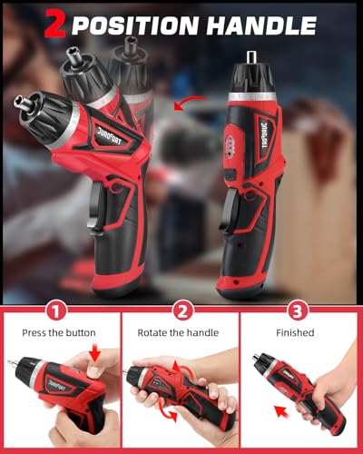 Cordless Electric Screwdriver Set, 8V 10Nm Rechargeable - Image 5