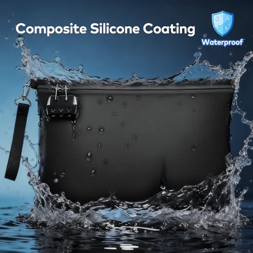 Fireproof Document Bag with Lock and Zipper | Travel Essentials - Image 5