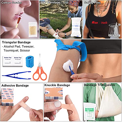 LUXMOM Survival Kit and First Aid Kit, 142Pcs Professional - Image 6