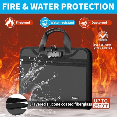 Important Document Organizer with Lock, Fireproof | Home Organization - Image 4