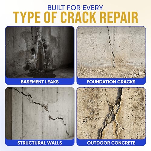 SolidFix 10ft Concrete Crack Repair Kit with All Tools – | Home Repair - Image 7