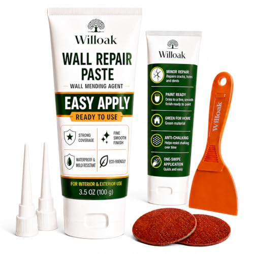 Drywall Repair Kit,Wall Spackle Repair Paste with Scraper - Image 2